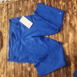 Lululemon 25 inch inseam leggings. Royal blue.